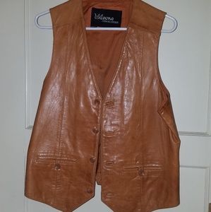 Wilsons suaed and leather vest
